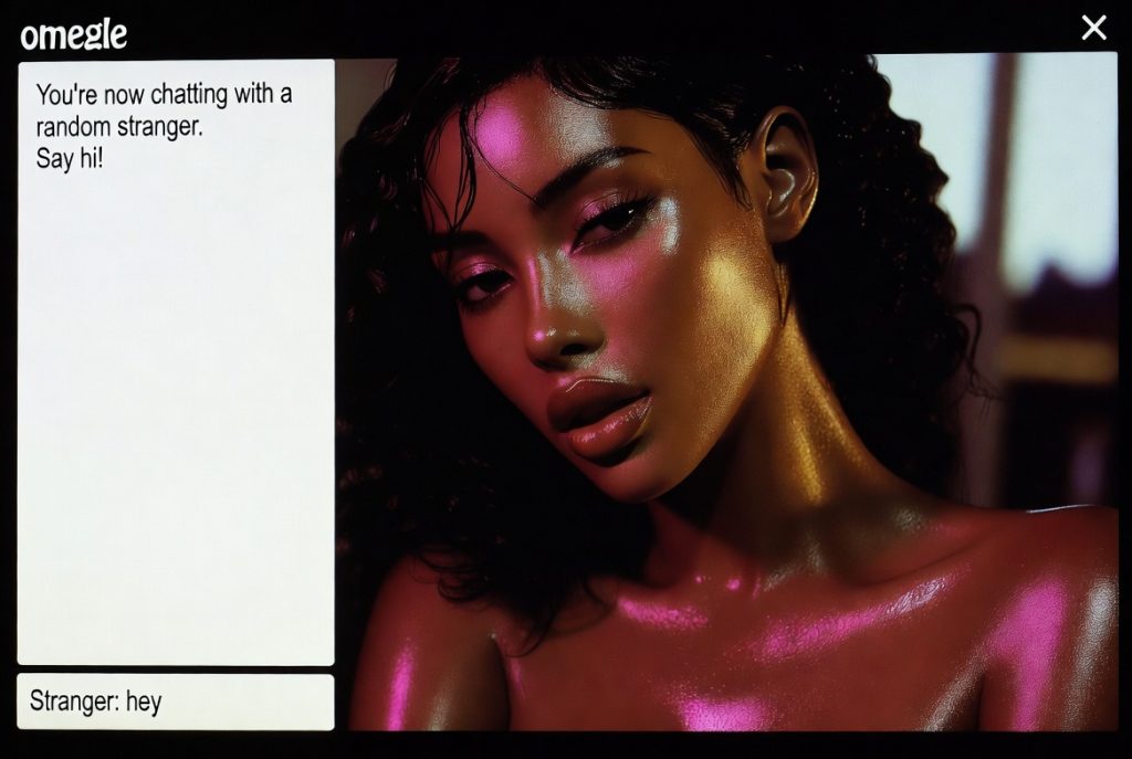 ebony dark skin glow omegle leaks 2026