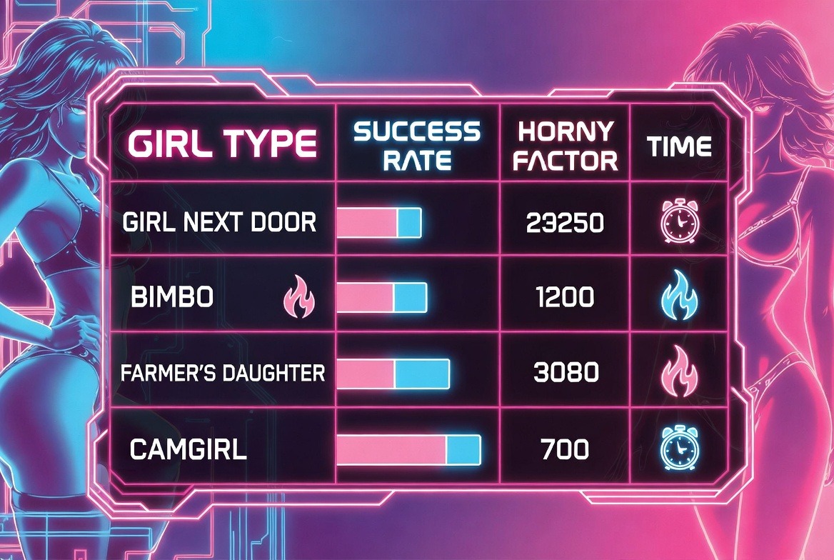 omegle girls success rates by type 2026