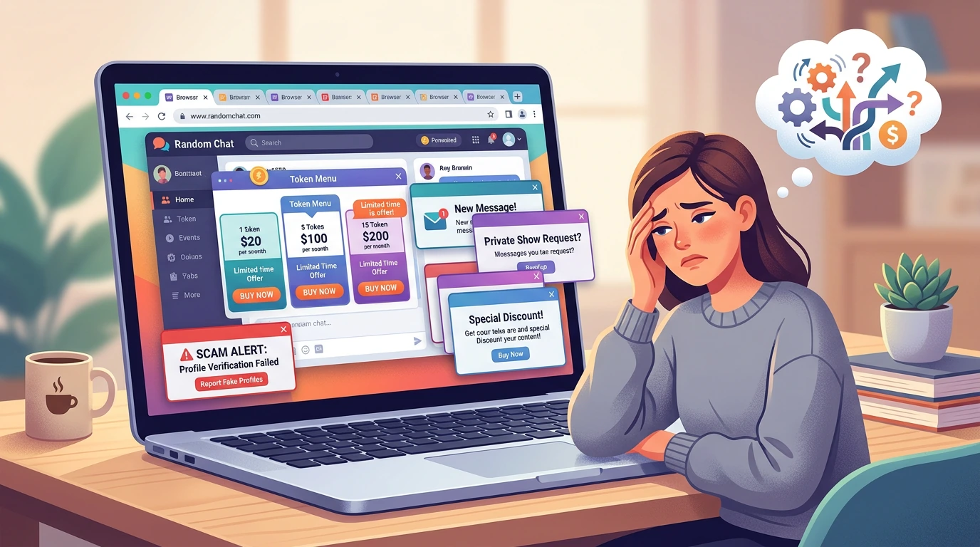 Common mistakes people make on cam girl sites and random chat platforms