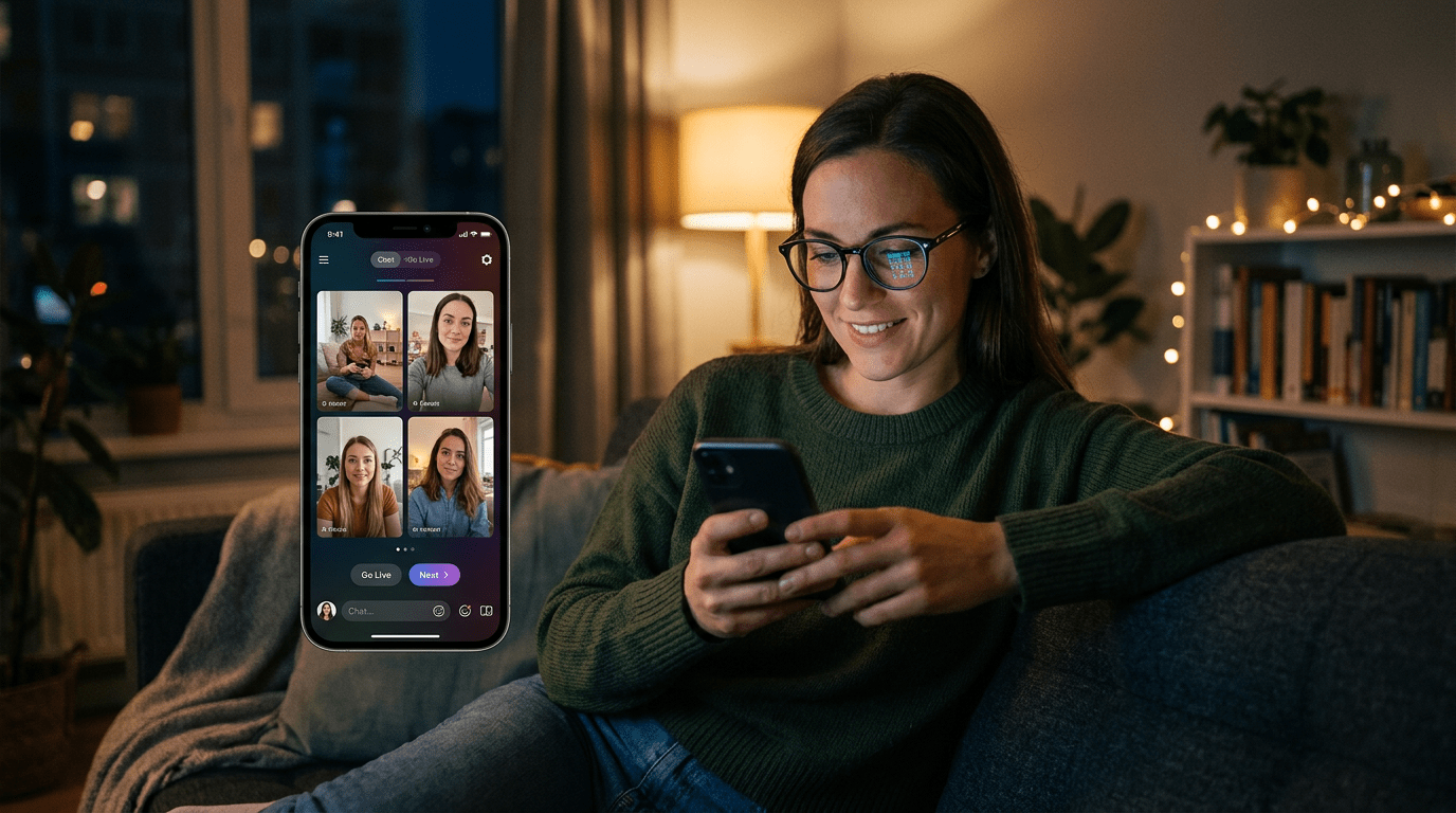 Using free cam to cam sites on mobile in 2026