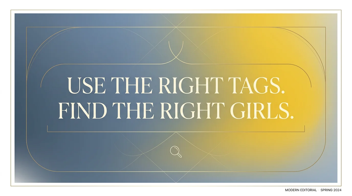 Call to action use the right tags find the right girls Omegle tag strategy 2026
