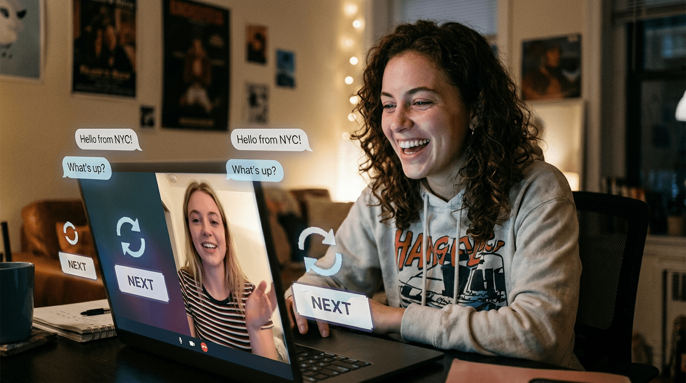 Fast random chat with girls energy on live video platforms